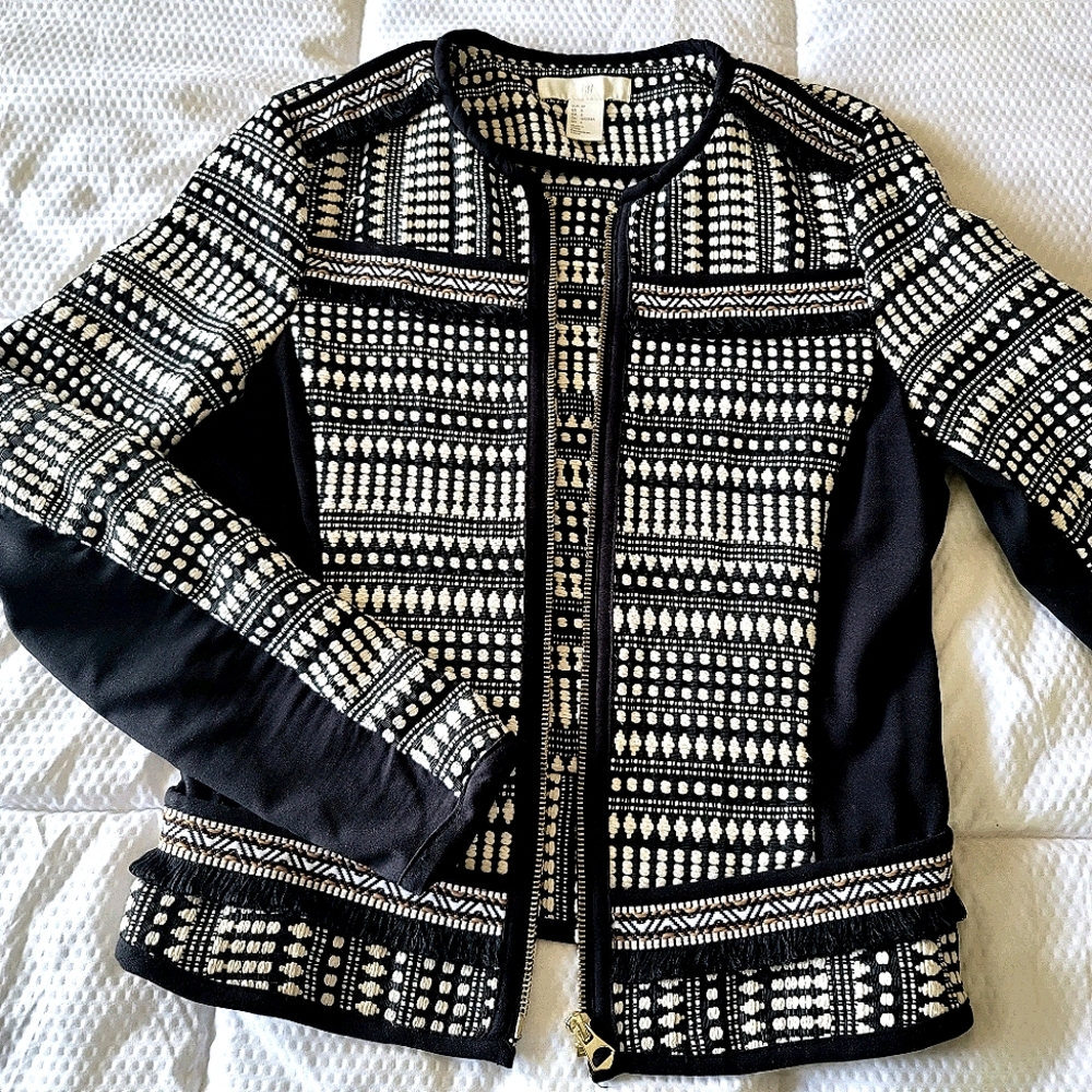 H&M Zip Up Blazer Jacket